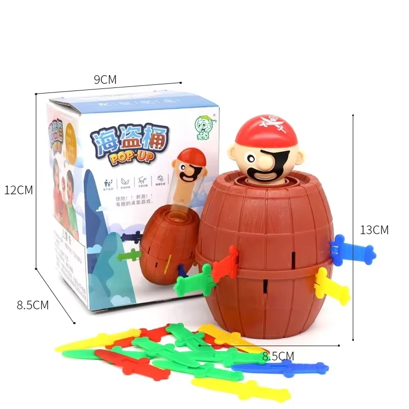 Fun Cartoon Pirate Bucket Toy  - Board Game Pirates recension och pris