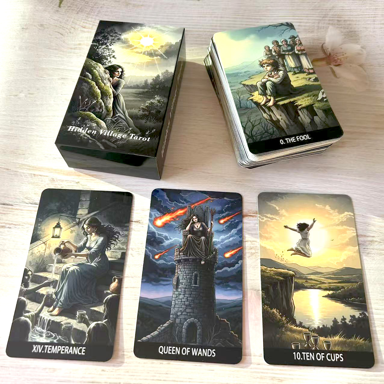 78PCS 70*120mm Tarot Cards PDF - Board Game Illustrator recension och pris